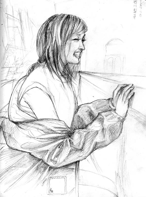 [march 2003] i draw it during my drawing lessons, and the teacher said it was fabolous... huh ? what do you think about it ?