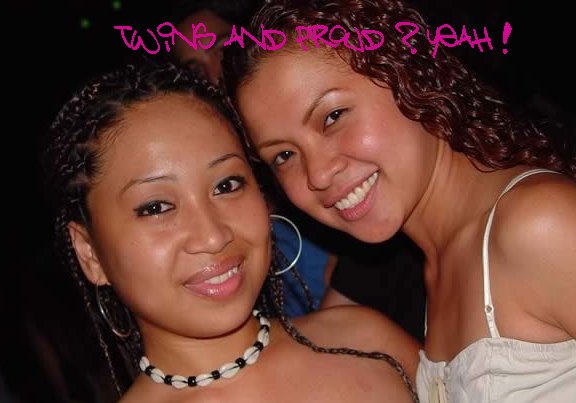 this pic was not taken the same day, but we didn't know where to put it ahaha --- kalisha and taniha, twins too !