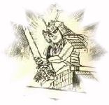 Manga Kaosu with his sword