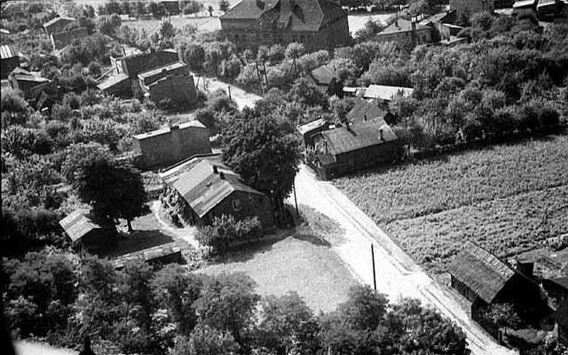 Rok 1953. Ulica Ko�cielna i Dzia�ki