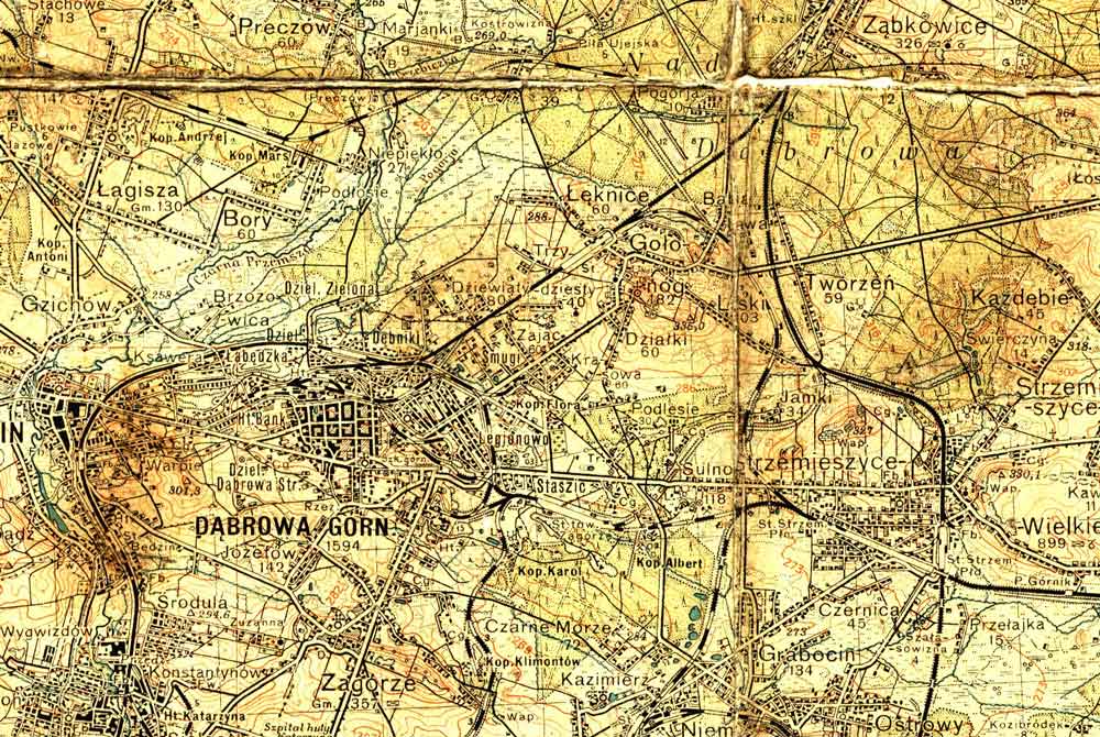 Mapa sztabowa z 1933 r.