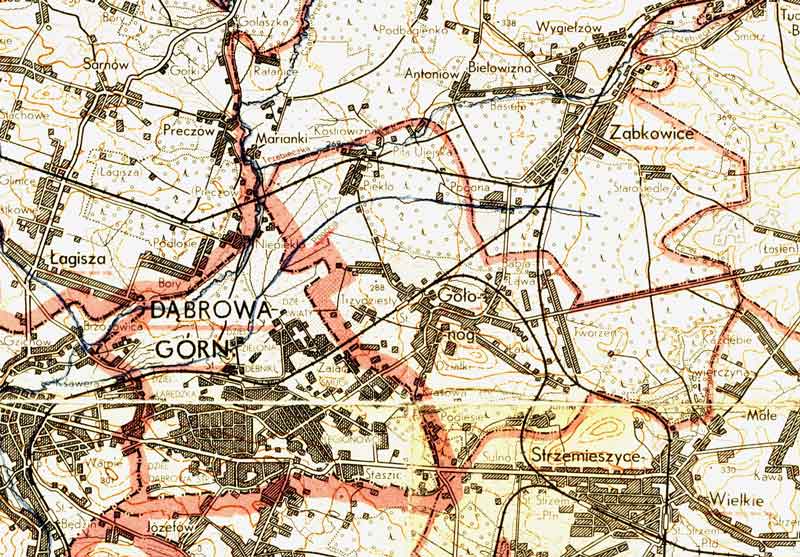 Go�on�g jako Osiedle w pow. Bedzinskim.
