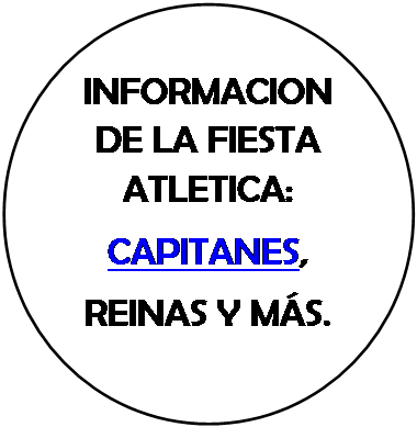 Elipse: INFORMACION DE LA FIESTA ATLETICA:
CAPITANES,
REINAS Y M�S.
