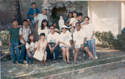 the groto...with Mdm.Tura, Sir Flores, Ms. Luzuriaga..