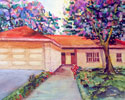 Trees by House