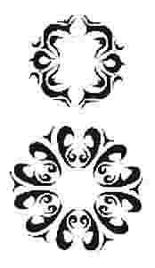 tribal belly tattoo
