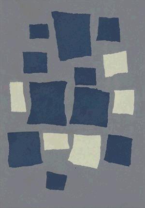 This is a collage from Jean Arp: Arrangement according to Laws of Chance.