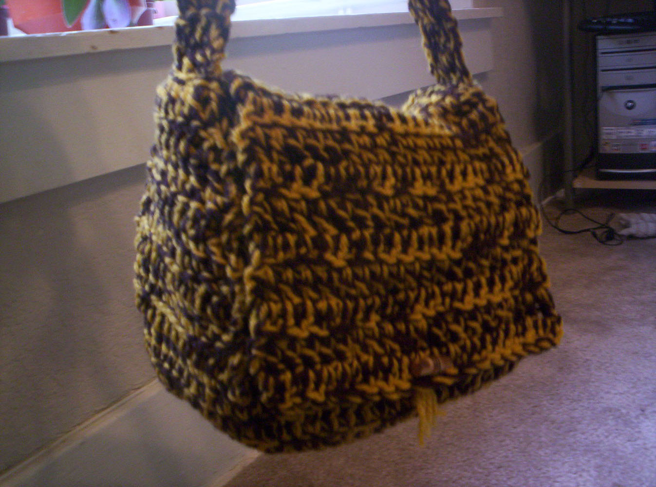 Hand crocheted