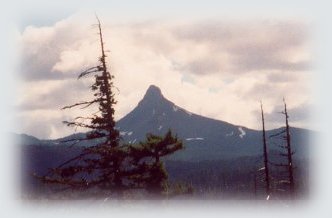 Mt Washington on the Santiam Pass in Oregon