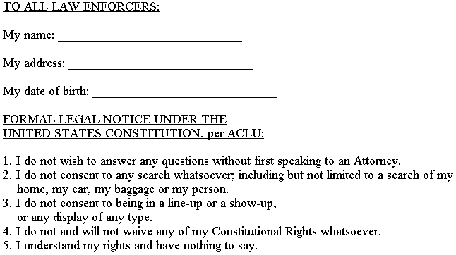 NaturesEternal1488 - Rights Card