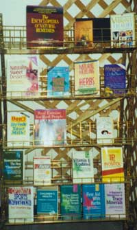pic of books inside store
