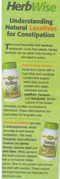 info on laxatives