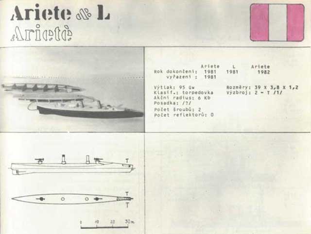 Kriosk� torpedovka ARIETE strana&nbsp;17&nbsp;ro�enky&nbsp;NAUMACHIA&nbsp;1985