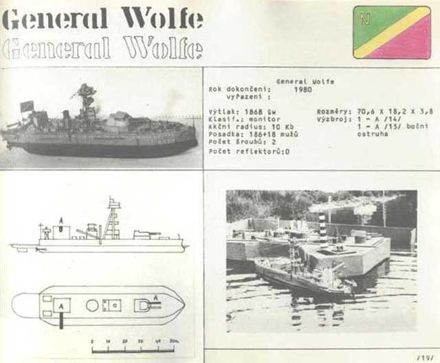 Nauma�sk� monitor GENERAL WOLFE strana&nbsp;19&nbsp;ro�enky&nbsp;NAUMACHIA&nbsp;1985