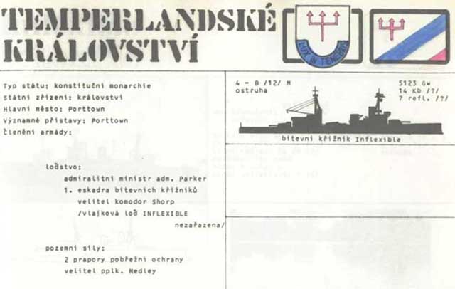 St�t TEMPERLAND strana&nbsp;23&nbsp;ro�enky&nbsp;NAUMACHIA&nbsp;1985