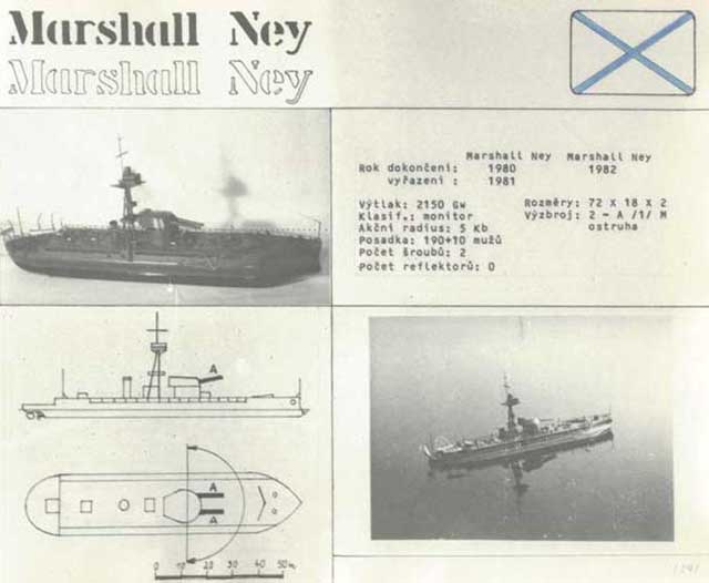 Unijsk� monitor MARSHALL NEY strana&nbsp;28&nbsp;ro�enky&nbsp;NAUMACHIA&nbsp;1985