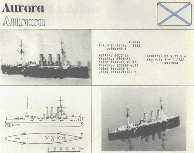 Unijsk� k�i�n�k AURORA strana&nbsp;30&nbsp;ro�enky&nbsp;NAUMACHIA&nbsp;1985