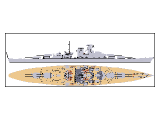 Otev��t velk� pl�n superdreadnoughta Bismarck - 146&nbsp;kB