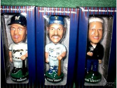 Pepsi Brewers bobble head set