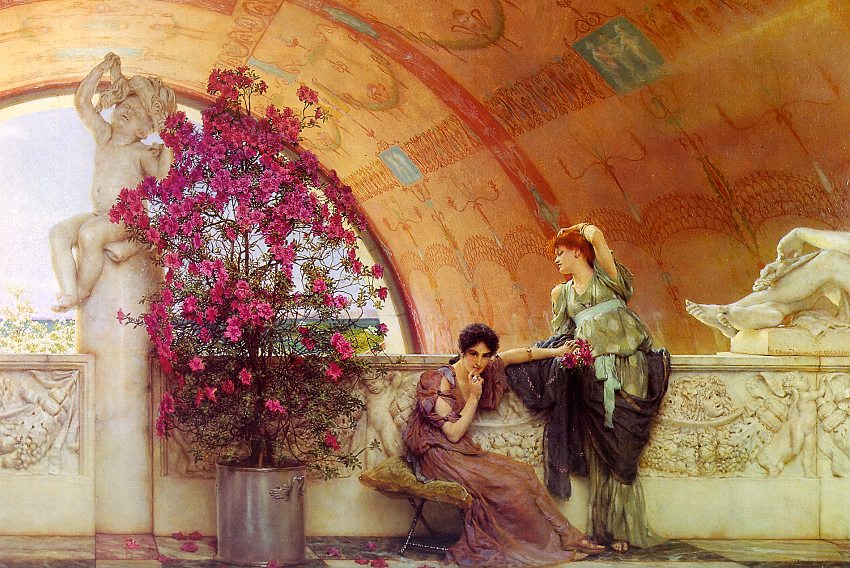 Unconscious Rivals, 1893, oil on canvas, Bristol Museum and Art Gallery. 154KB