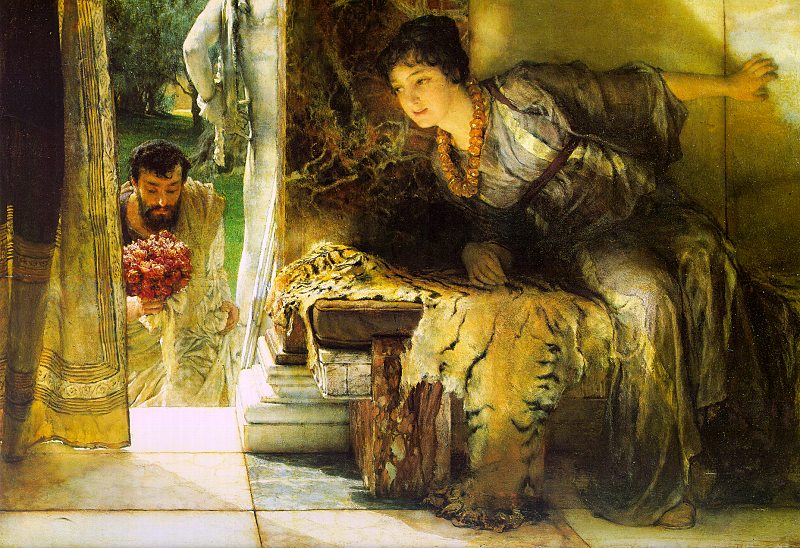 Welcome Footsteps, 1883, oil on canvas, private collection. 146KB