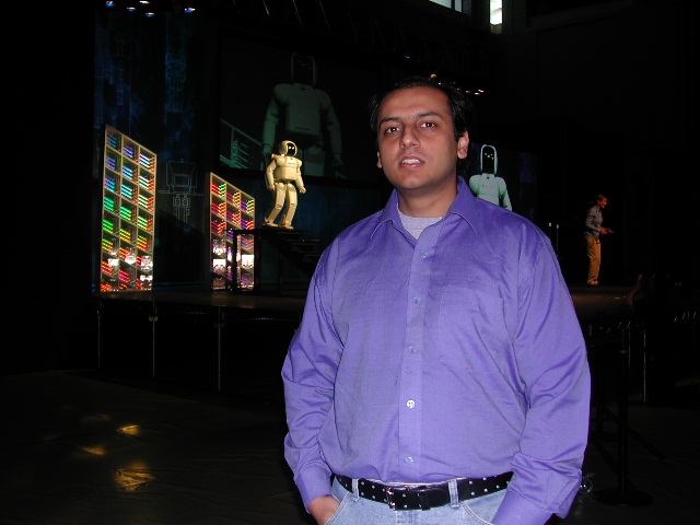 Asimo and Me at RoboCup American Open