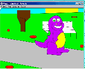 Chanan!!!! Barney en Flash!!! Guarda! que ya se viene!!