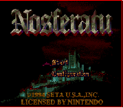 Nosferatu, titulo.