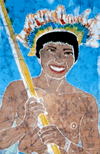Foto:jovem Cinta Larga