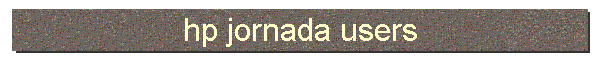 hp jornada users