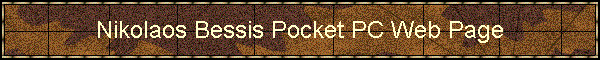 Nikolaos Bessis Pocket PC Web Page