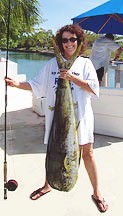 Nancy says:you catch more dolphin with flys than honey.