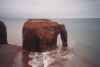 Elephant Rock -PEI- The tide brought it down in Dec 98 - photo by A.Larkin