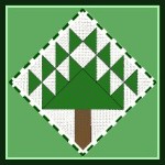 Pine Quilt Block Logo