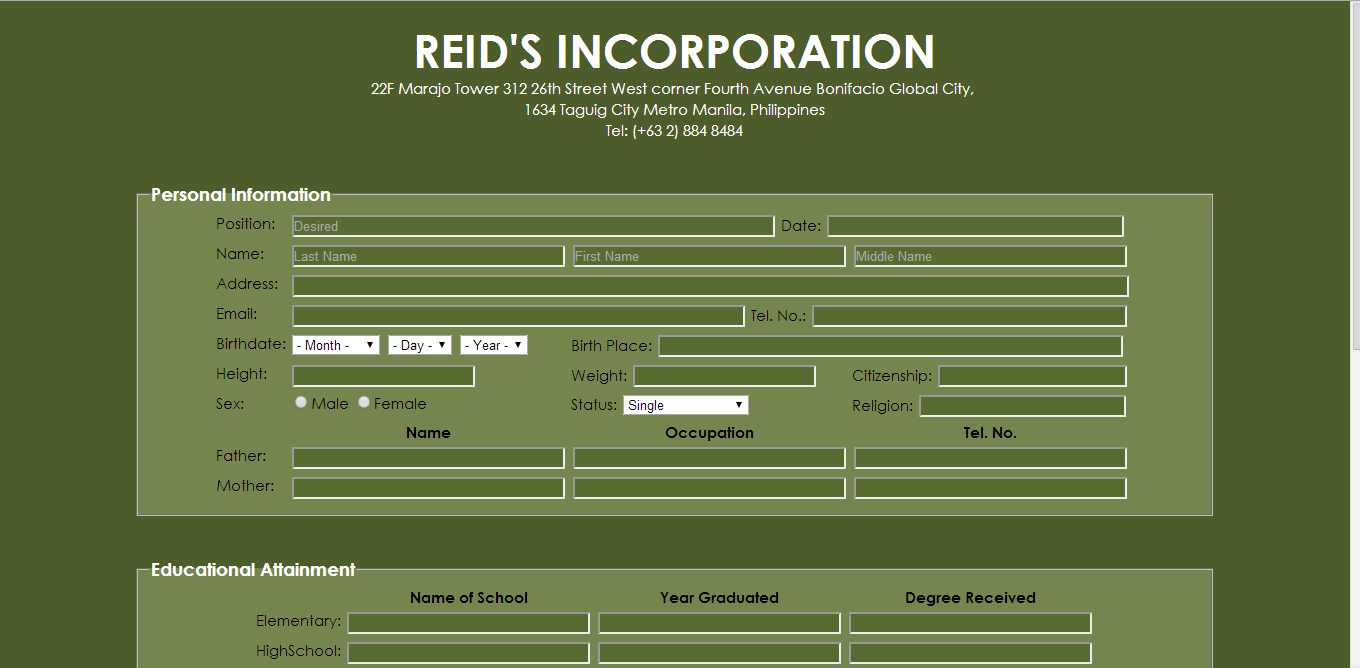 biodata