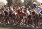 The team lining up for the 2000 Regional Meet at Philips Park