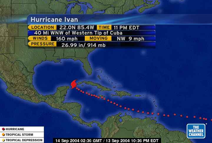 Ivan Storm Track 9_13_04