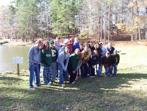 04-05 CCHS Huddle members at Retreat
