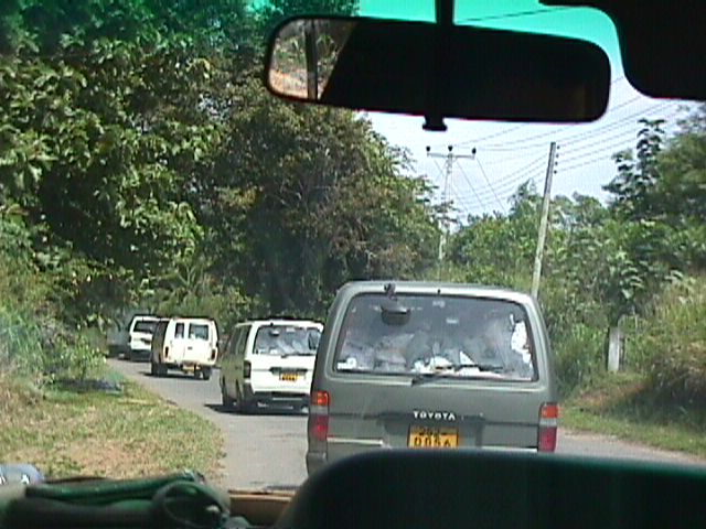 Our Aids distribution vehicles