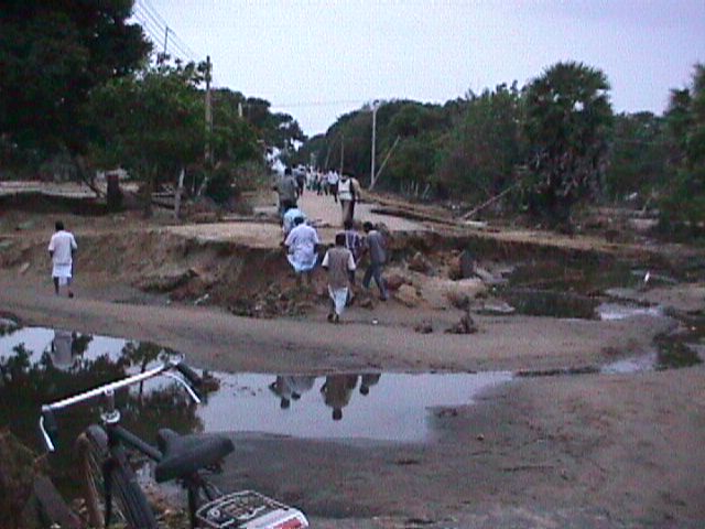 Tsunami devastation at Pothuwil