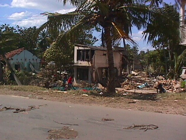 Tsunami devastationat Weligama