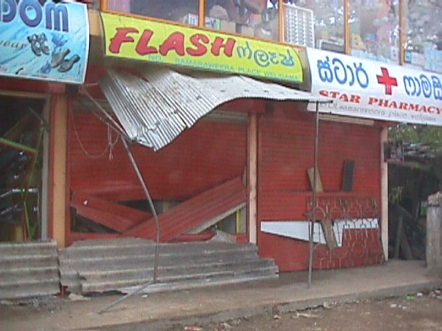 Tsunami devastationat Weligama