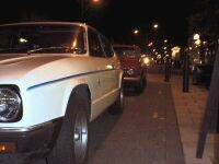 Making noise in the streets with it's chums - I blame the parents.