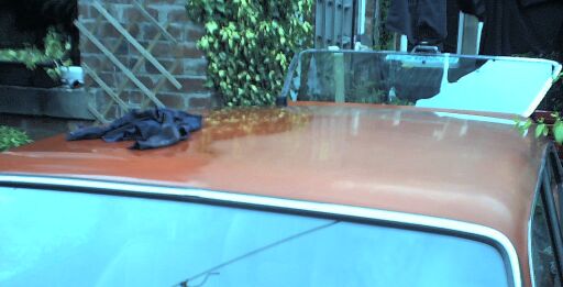 The rear hatch took some fixing - rusted up due to the damp interior.