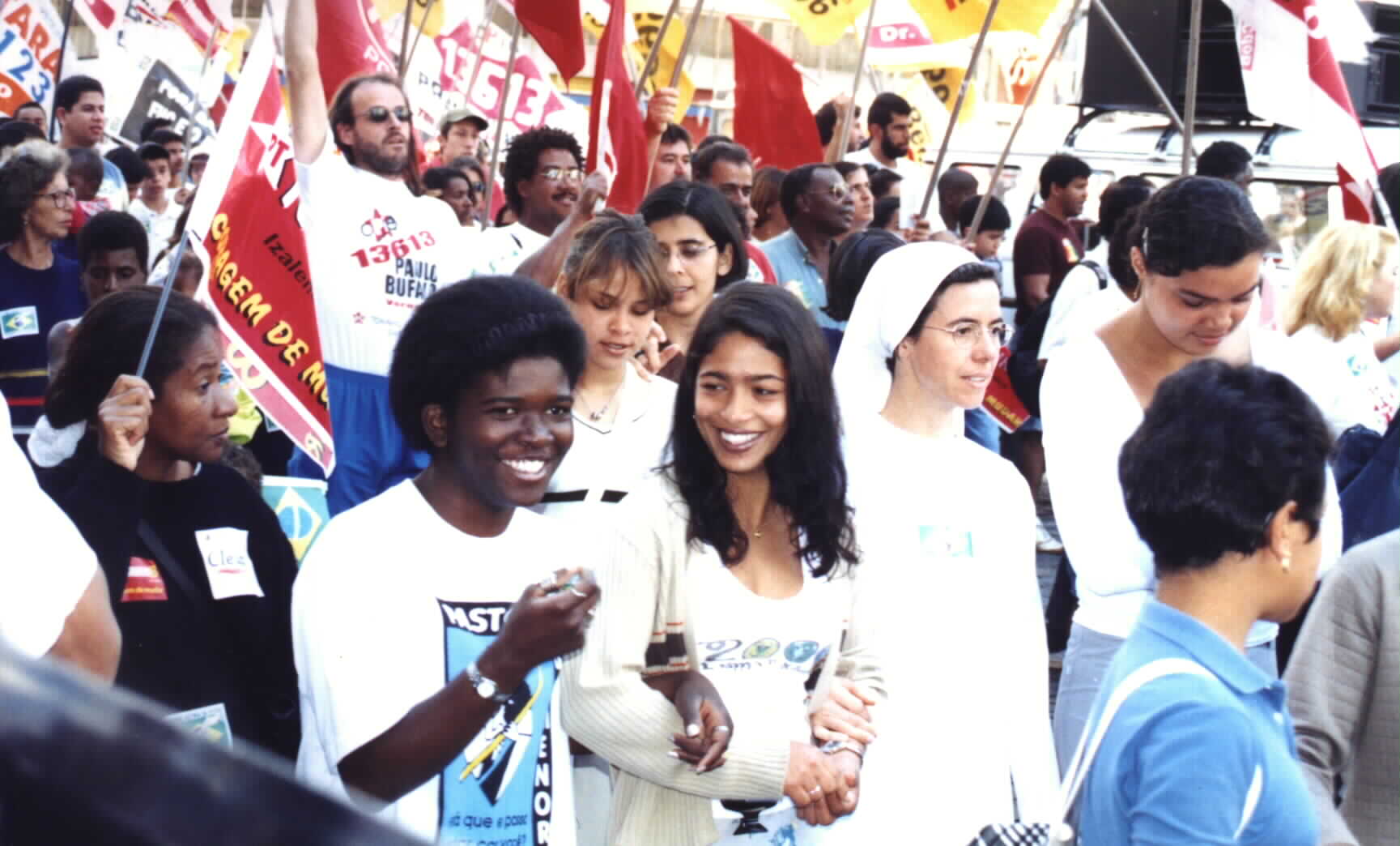 (Picture courtesy of Noe Dorestant:A united Brazil marching on for a future that includes all its citizens. )Picture photographed and provided by Noe
Dorestant, give credit where credit is due. 