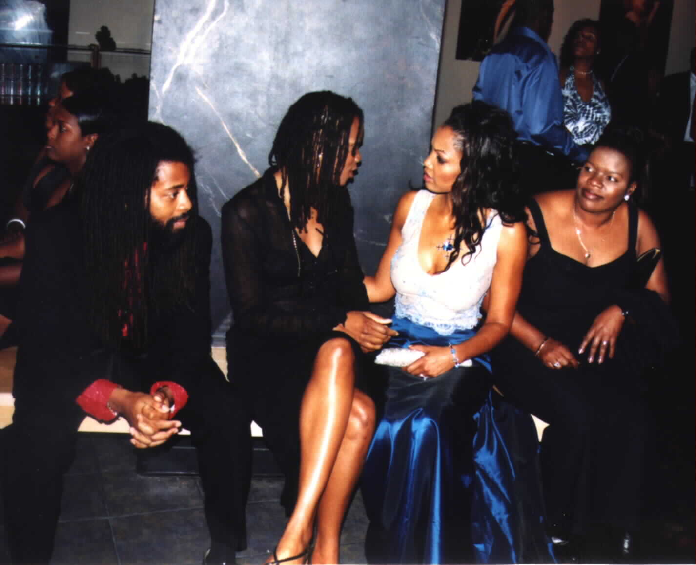 (Picture photographed by: Noe Dorestant on 3/31/2002 (Haitian star actress
Garcelle Beauvais and actress Vanessa Williams ....
Give credit where credit is due. 