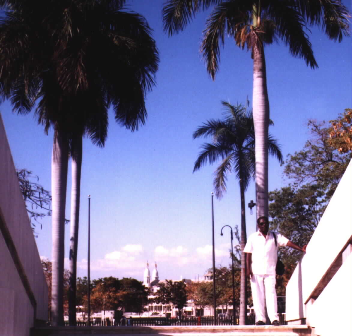 (Photo courtesy Noe Dorestant 2/4/2001:

Champ de Mars in Port-au-Prince a living Haitian museum.)Picture photographed on 2/4/2001 and provided by Noe Dorestant,

if you copy for reuse, give credit where credit is due. 