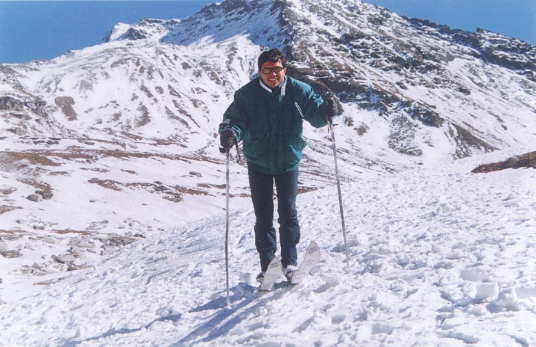 Nirav in Rohtang -- Manali