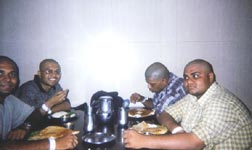 Malav Pratikbhai Nirav Jigar taking Dinner at Chennai