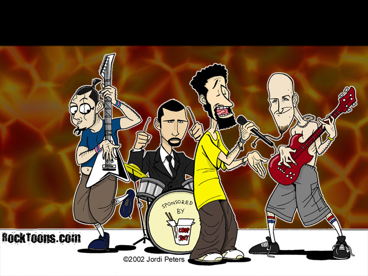 System of a Down at Rocktoons.com